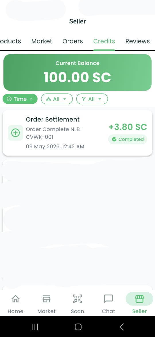 Weplace seller app screen