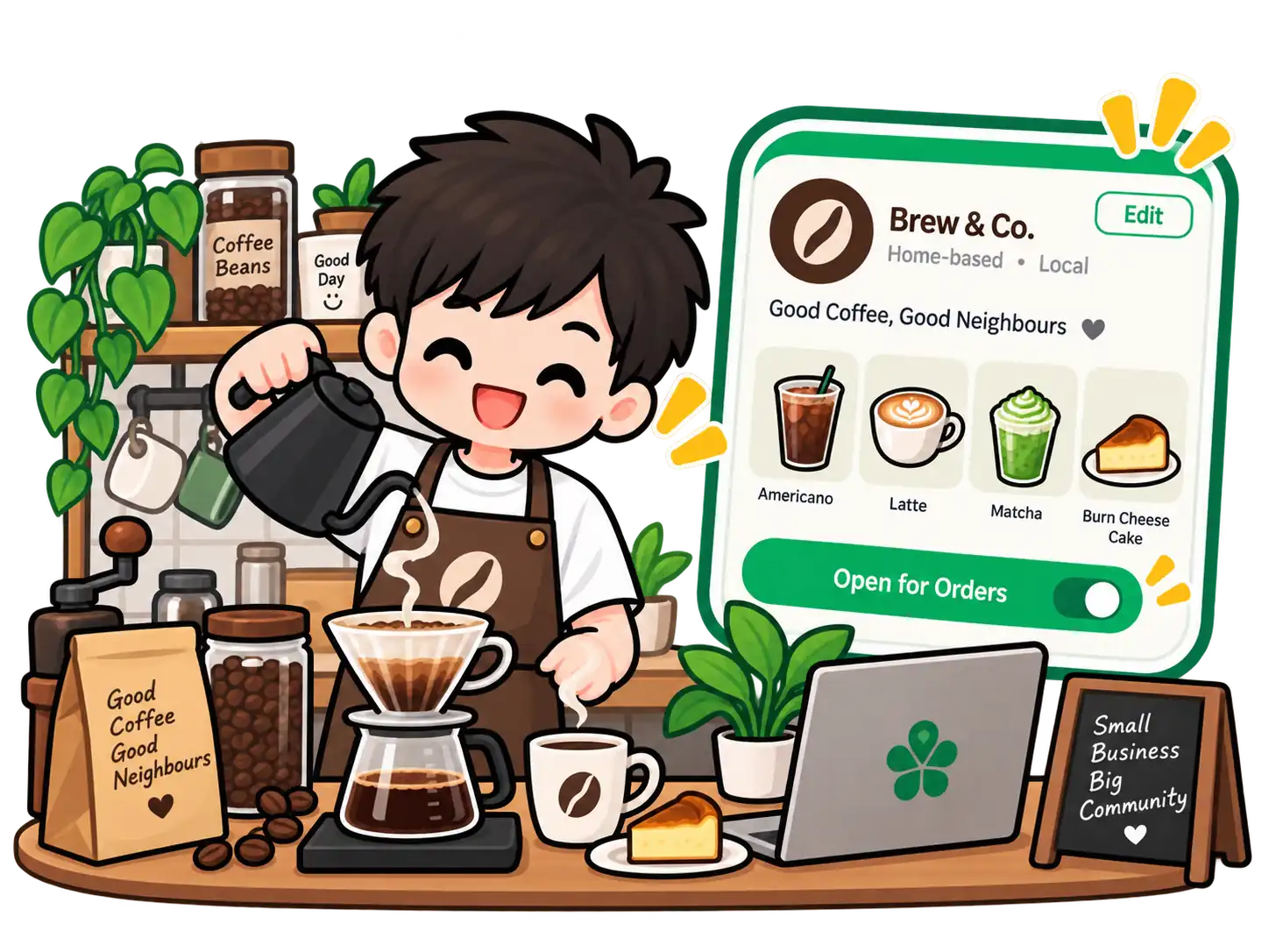 Create a Weplace shop profile